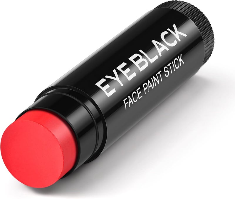Wismee Baseball Eye Black, Anti-Glare Under Eye Sports Grease Stick for Baseball Softball Soccer Lacrosse Hockey Athletes Sports Training, Sports Eye Black Stick (Red) - Image 1